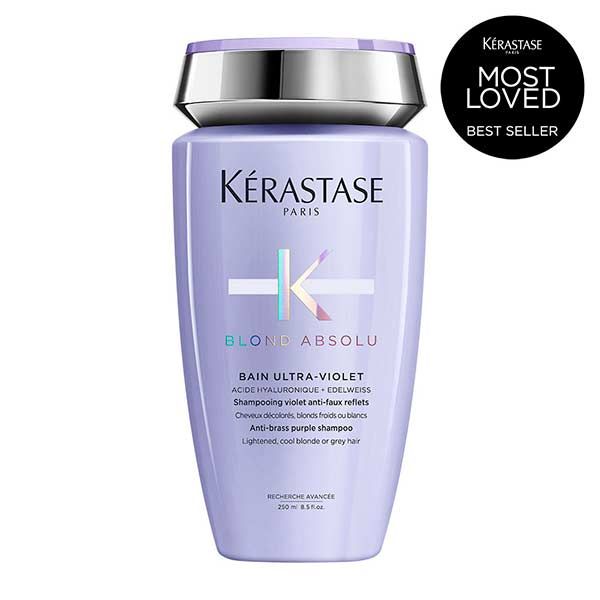 Kérastase Blond Absolu Bain Ultra-Violet Σαμπουάν με Μωβ Χρωστική για Βαμμένα Ξανθά Μαλλιά 250ml