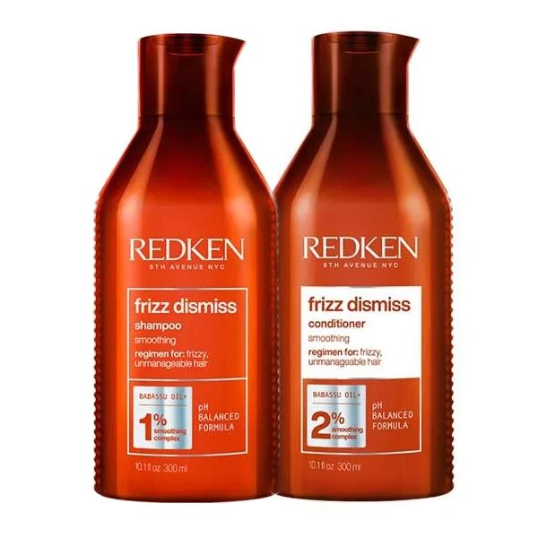 Redken Frizz Dismiss Duo Set (Shampoo 300ml & Condiioner 300ml)