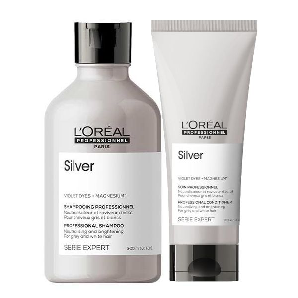 L'Oreal Professionnel Serie Expert Silver Duo Set (Shampoo 300ml + Conditioner 200ml)
