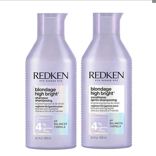 Redken Blondage High Bright Duo Set (Shampoo 300ml & Conditioner 300ml)