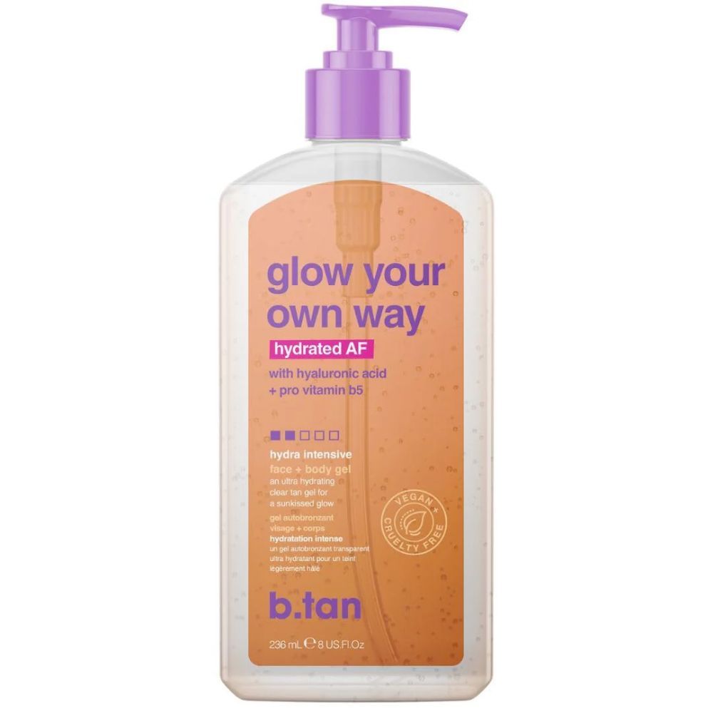 B.Tan Glow Your Own Way Hydrated AF Self Tan Gel 236ml