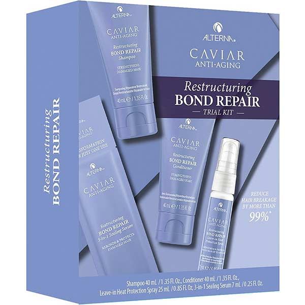 Alterna Caviar Restructuring Bond Repair Trial Kit (Σαμπουάν 40ml, Conditioner 40ml, Spray 25ml, Serum 7ml)
