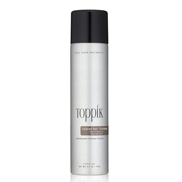 Toppik Colored Hair Thickener Dry Formula 144g - Medium Brown