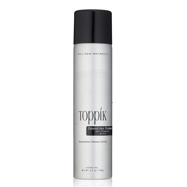 Toppik Colored Hair Thickener Dry Formula 144g - Black