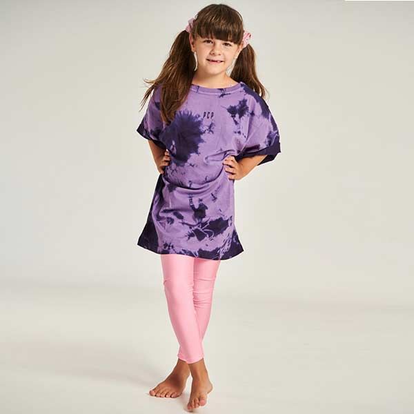 PCP Clothing Jacqueline Shiny Baby Pink Kiddo Leggings