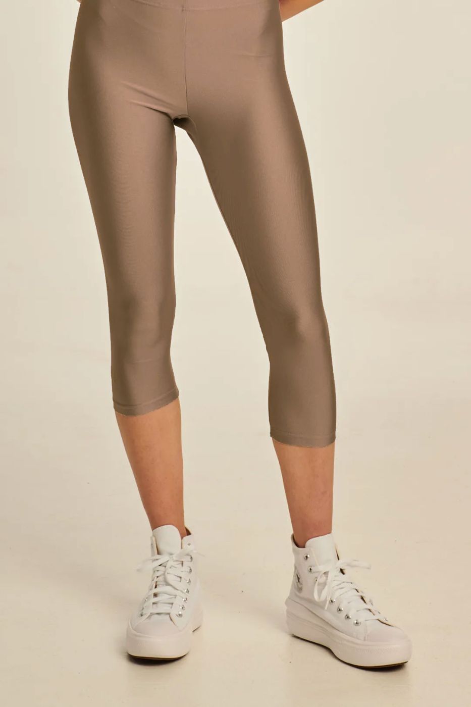 PCP Clothing Lynn 7/8 Metallic Stradust High-Waisted Leggings