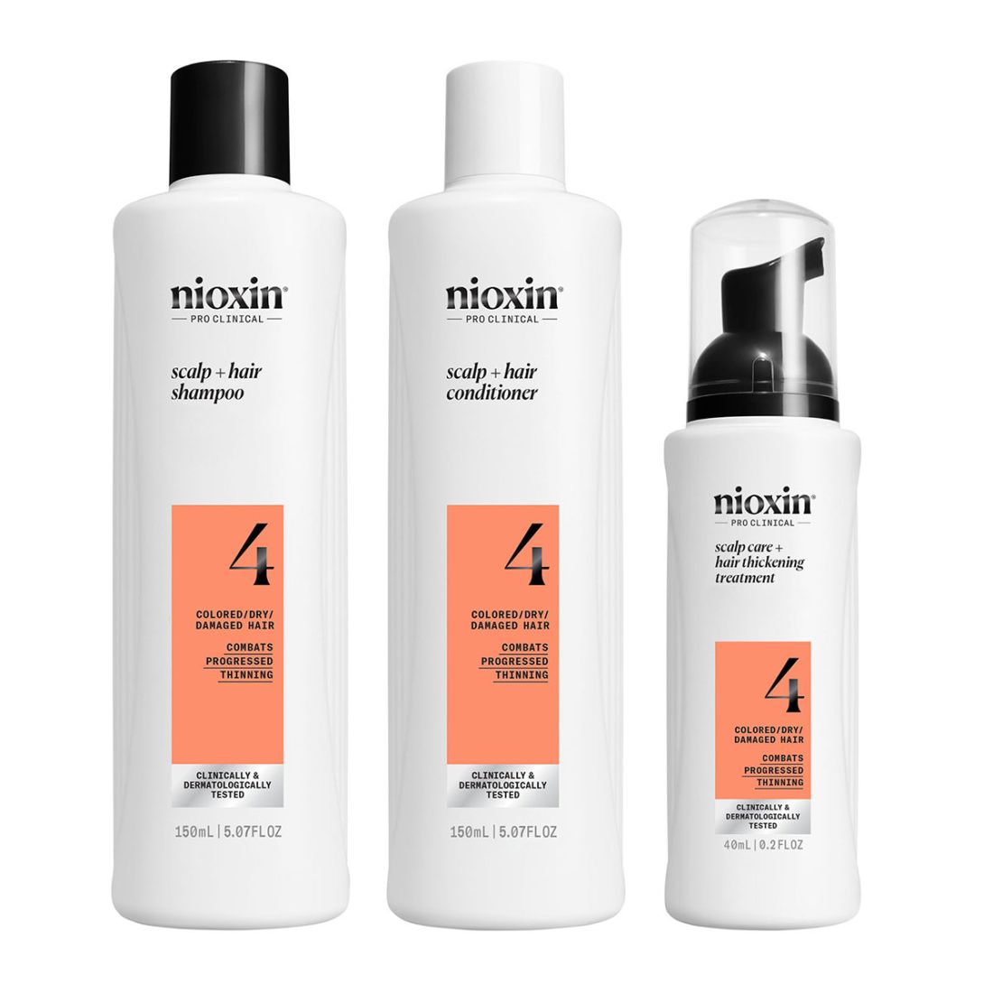 Nioxin Σύστημα 4 Loyalty Kit (Shampoo 150ml, Conditioner 150ml, Θεραπεία 40ml)