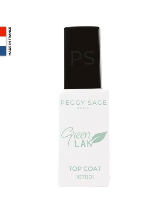 Peggy Sage Glitter Top Coat Green LAK 10ml