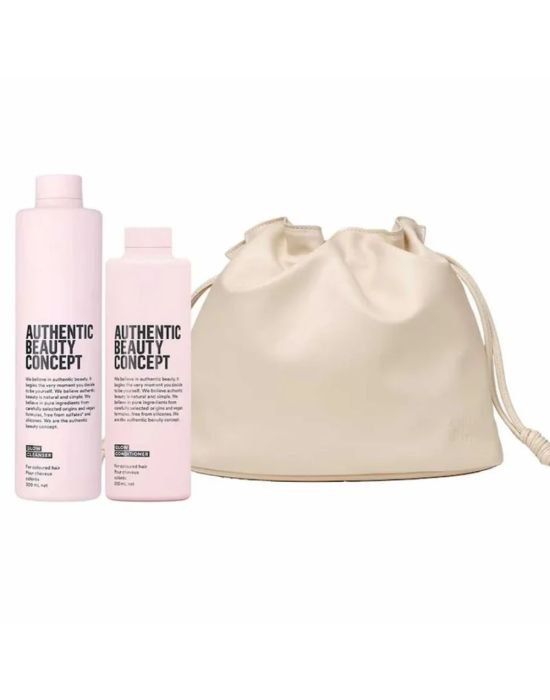 Authentic Beauty Concept Glow Xmas Set (Glow Cleanser Shampoo 300ml & Glow Spray Serum 200ml & Glow Mask 200ml)