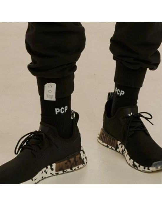 PCP Clothing Unisex One Color Black Socks