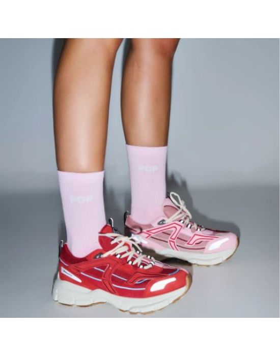 PCP Clothing Unisex One Color Baby Pink Socks