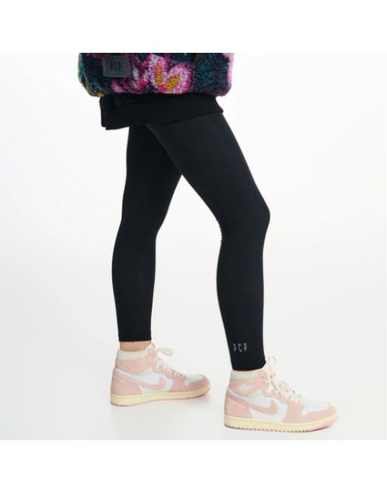 PCP Clothing Alps Fleece Black Leggings