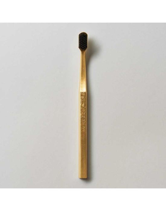 Aurezzi Toothbrush Gold/Black  24K Gold Plated