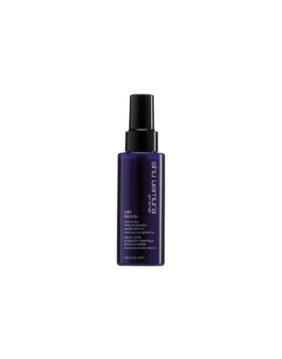 yūbi blonde anti-brass purple heat protecting hair serum 100ml