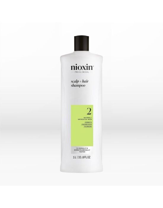 Nioxin System 2 Cleanser Σαμπουάν για Φυσικά Μαλλιά 1000ml