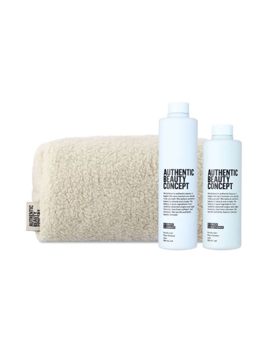 Authentic Beauty Concept Hydrate Xmas Bag (Shampoo 300ml, Conditioner 250ml, FREE Pouch)