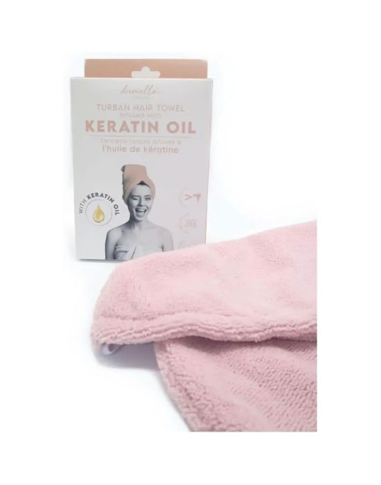 Danielle Creations Keratin Oil Infused Hair Turban 22*62cm - By Upper Canada