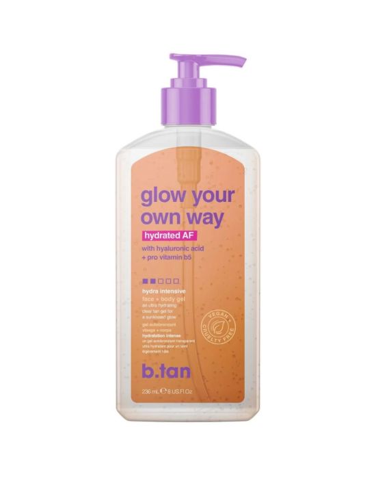 B.Tan Glow Your Own Way Hydrated AF Self Tan Gel 236ml