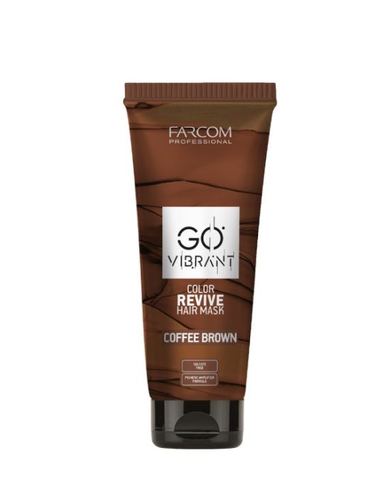 Farcom Professional Go Vibrant Color Revive Hair Mask Coffee Brown 200ml