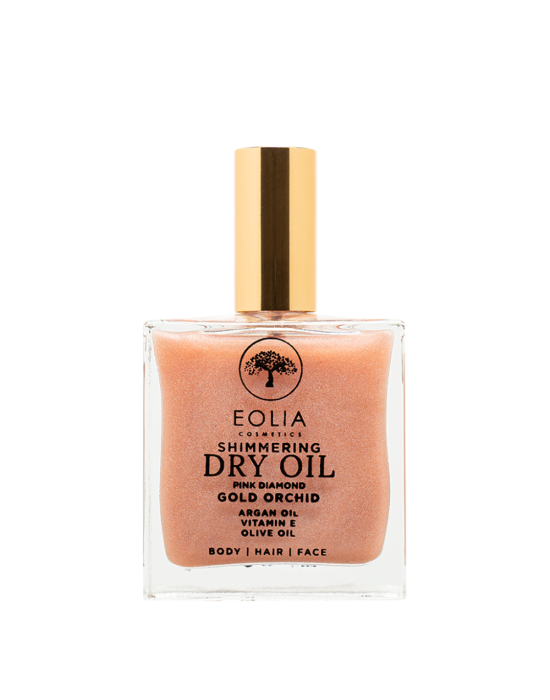 Eolia Cosmetics Shimmering Dry Oil Gold Orchid Pink Diamond 100ml