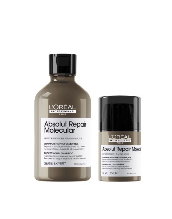 L’Oreal Professionnel Serie Expert Absolut Repair Molecular Set (Shampoo 300ml, Leave-in Mask 50ml)