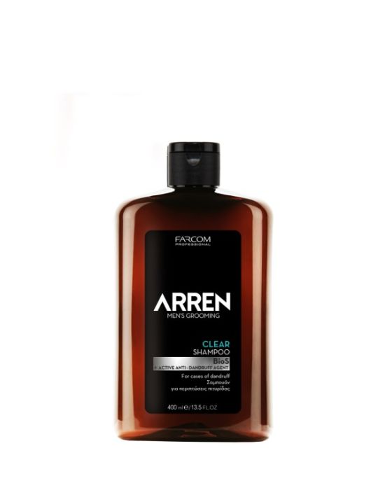  Farcom Arren Mens Grooming Clear Shampoo κατά της Πιτυρίδας 400ml