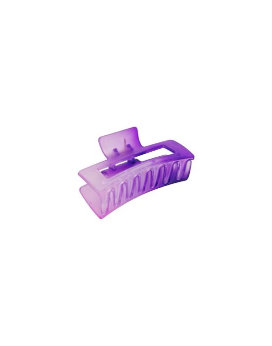 Colorful Ombre Square Hair Clip Purple/Purple