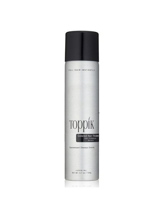 Toppik Colored Hair Thickener Dry Formula 144g - Black