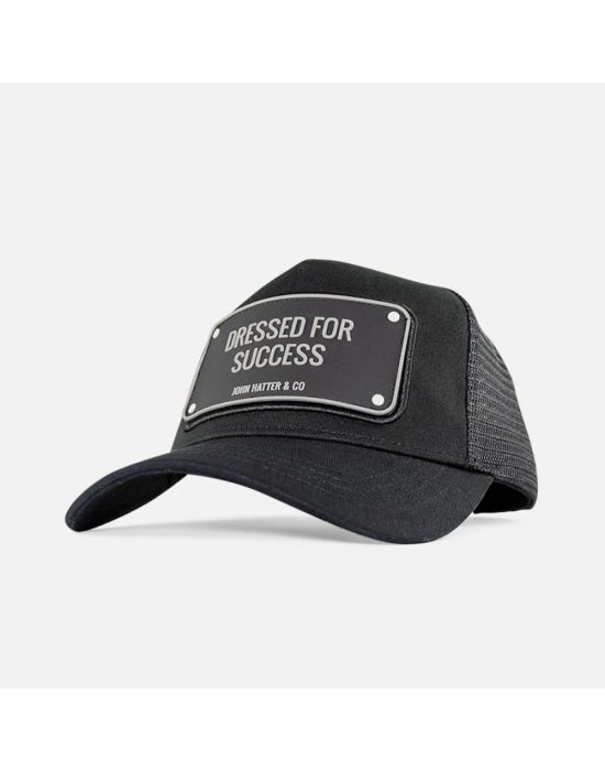 John Hatter & Co Dressed for Success , Μαύρο jockey καπέλο με rubber patch