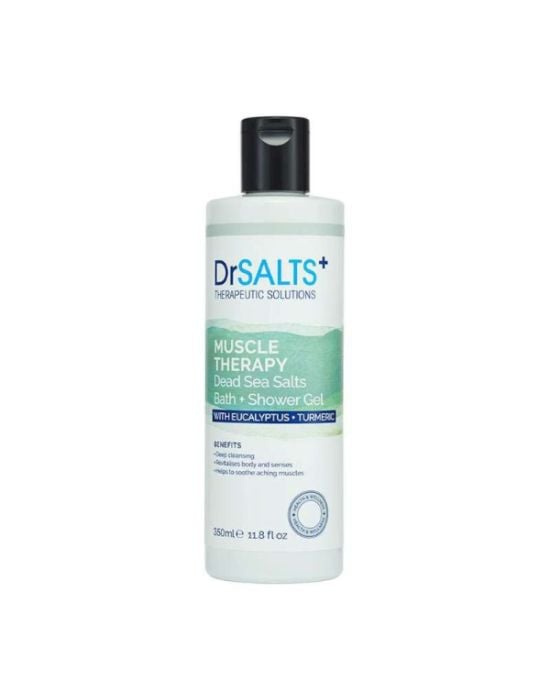 Dr Salts+ Dead Sea Bath & Shower Muscle Therapy With Eucalyptus 350ml