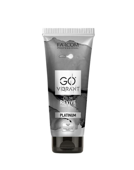 Farcom Professional Go Vibrant Color Revive Hair Mask Platinum 200ml