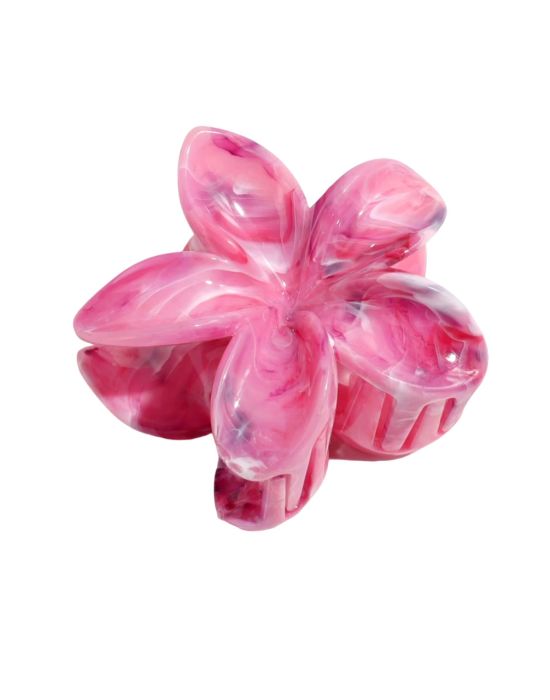 Flower Ombre Hair Clip Pink