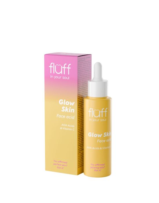 Fluff Glow Skin Acid Scrub Smoothing Face Scrub with Vitamin C and AHA acid 40ml