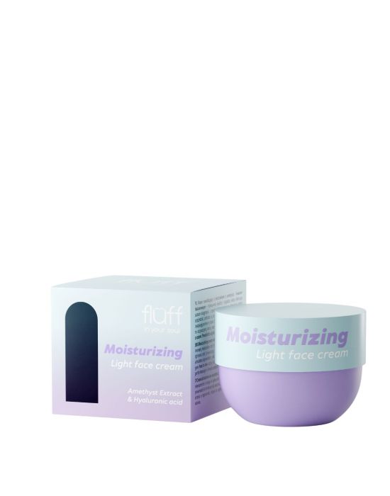 Fluff Light Moisturizing Face Cream With Amethyst and Hyaluronic Acid 50ml