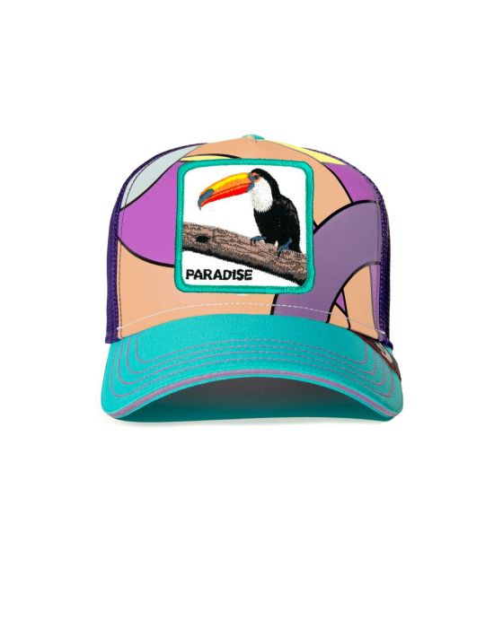 Goorin Bros UV Activated Baseball Cap Two More Tickets, Tucan Teal 