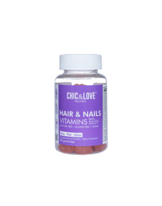 Chic & Love Wellness Hair and Nails 60 gummies