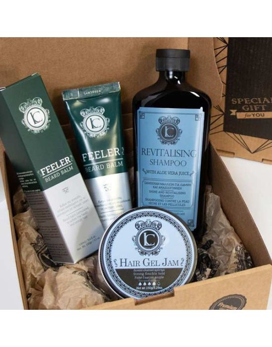 Lavish Men Care - Gift Set Premium V (Shampoo 250ml,Balm 100ml,Jam 100ml)