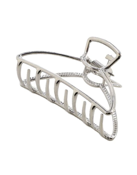 Metal Claw Hair Clip Casual Silver