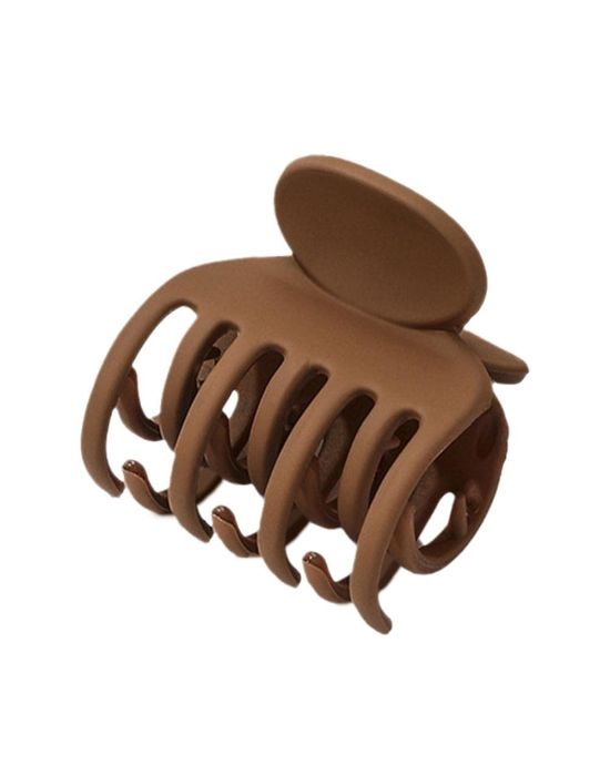 Octopus-Shaped Hair Claw Coffee