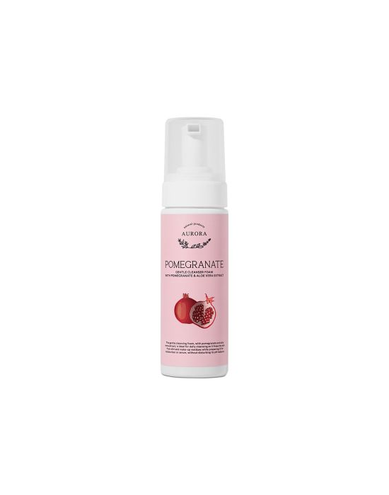 Aurora Natural Products Pomegranate Gentle Cleanser Foam 150ml