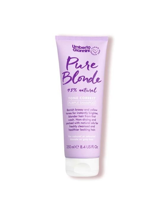 Umberto Giannini Pure Blonde 93% Natural Tone Correct Purple Shampoo 250ml