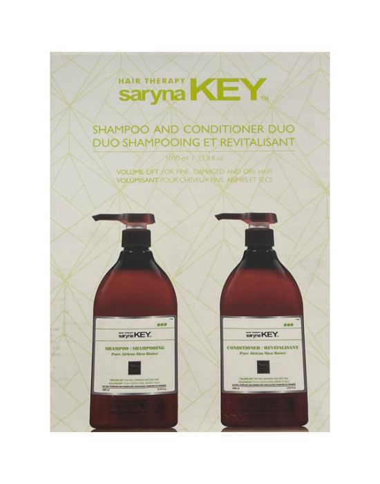 Sarynakey Pure Africa Shea Volume Lift Shampoo and Conditioner Duo 1000ml