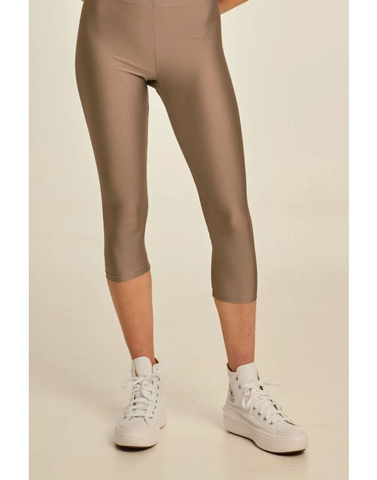 PCP Clothing Lynn 7/8 Metallic Stradust High-Waisted Leggings