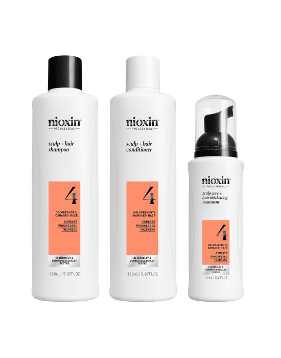 Nioxin Σύστημα 4 Loyalty Kit (Shampoo 150ml, Conditioner 150ml, Θεραπεία 40ml)